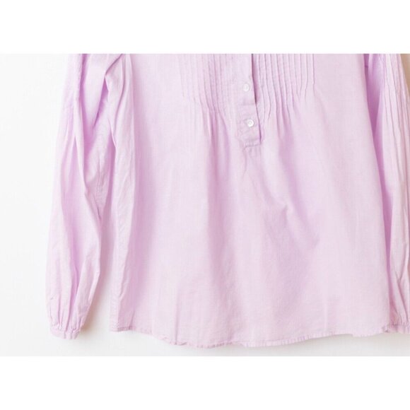 Rosie Pope Women Size M Maternity Top Pea in the Pod Pink Button Up 100% Cotton - Picture 6 of 8